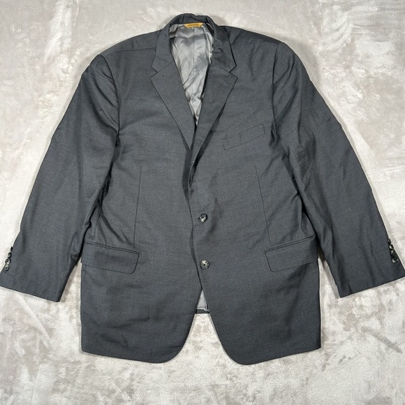 Hickey Freeman Loro Piana Blazer Men 48R Four Season 130s Wool Sport Made In USA